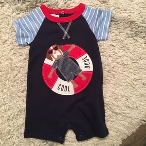 Mudpie boys pool romper